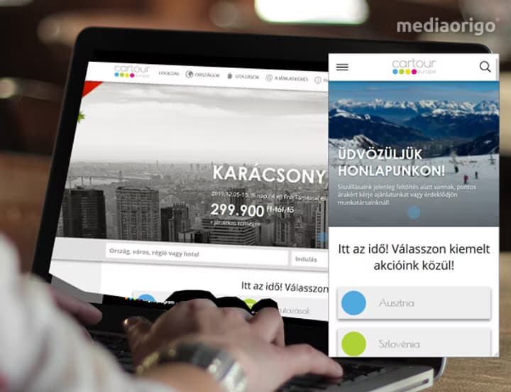 Cartour — weboldal, arculat és ügyviteli rendszer