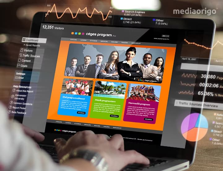 Céges Program rendezvény weboldal