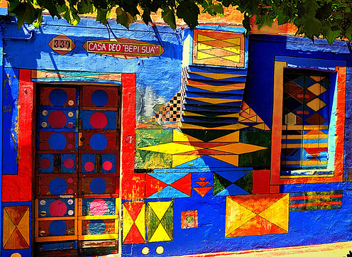 Burano szigetén